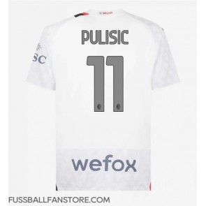 AC Milan Christian Pulisic #11 Replik Auswärtstrikot 2023-24 Kurzarm